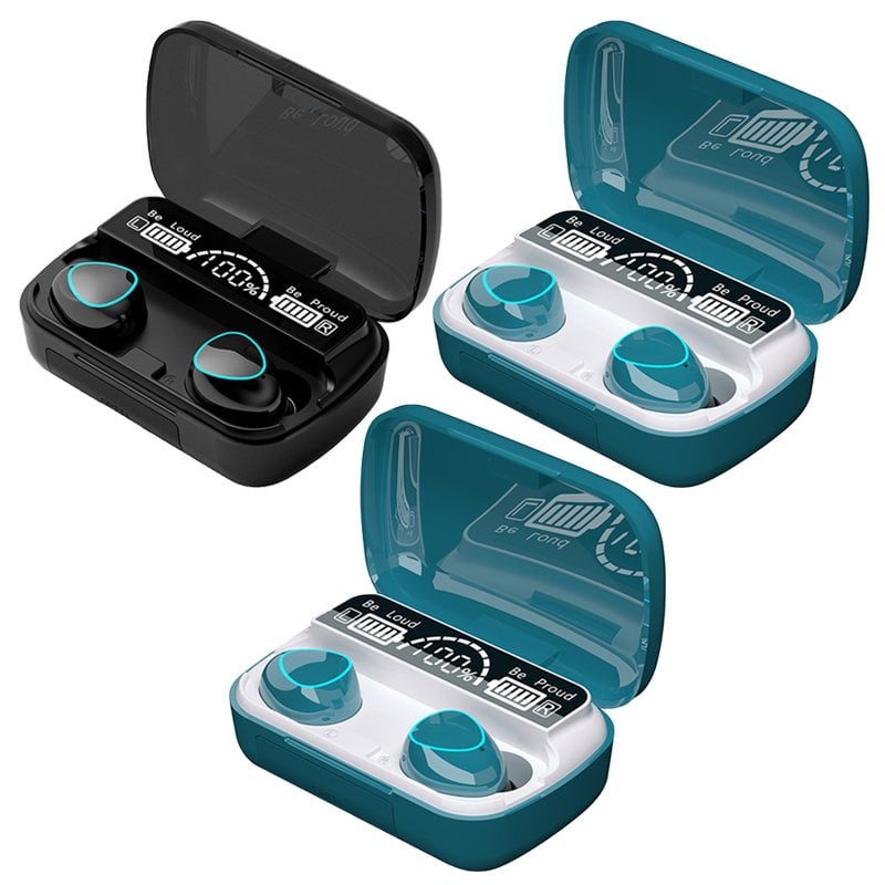 TWS bluetooth 5.1 headset waterproof charging case