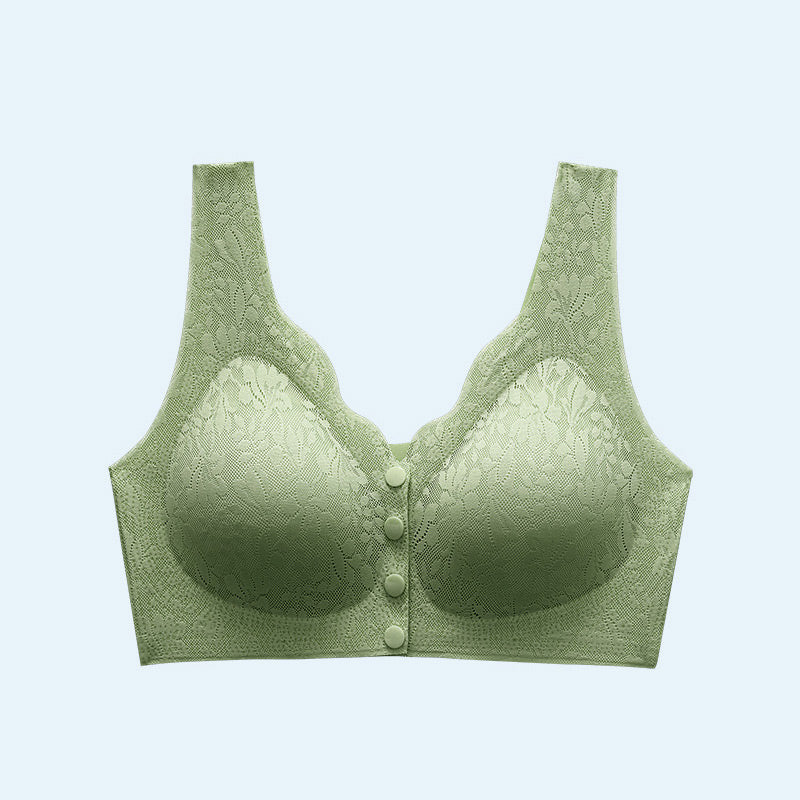 ✨Hot Sale✨Front Buckle Sleep Bra For Older Women