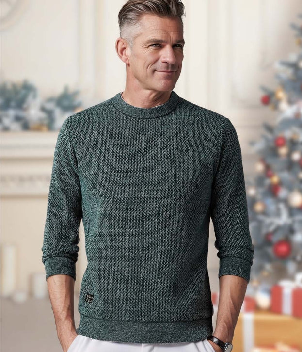 ✨Men's Warm Cozy Lined Crewneck Top - Ideal Gift🎁