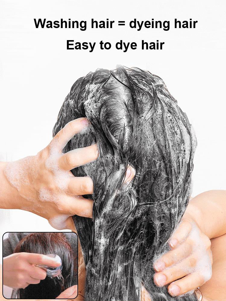 🌿🌿Pure Plant Extract For Grey Hair Color Bubble Dye