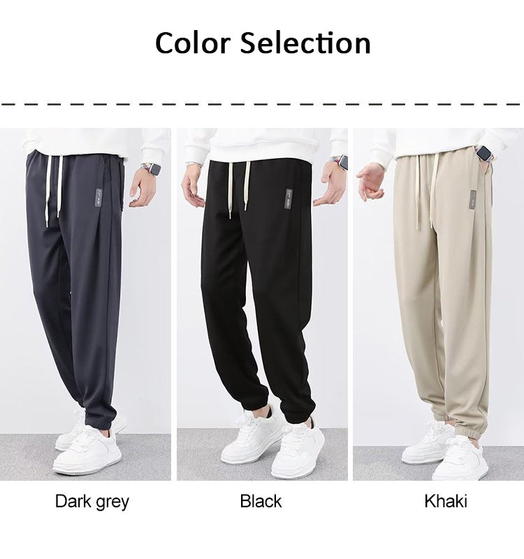 Buy 2 Free Shipping-Ice Silk Jogger Pants