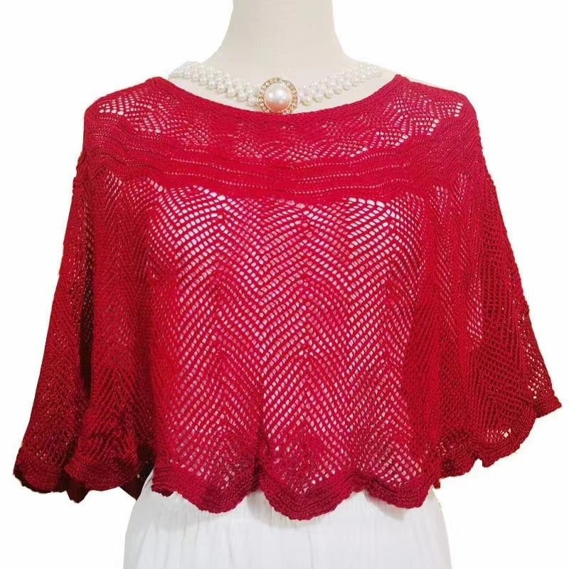 🎁HOT Sale 49% OFF⏳Knitted Sun-proof Shawl🔥Free 1pc Gift Pearl Clip