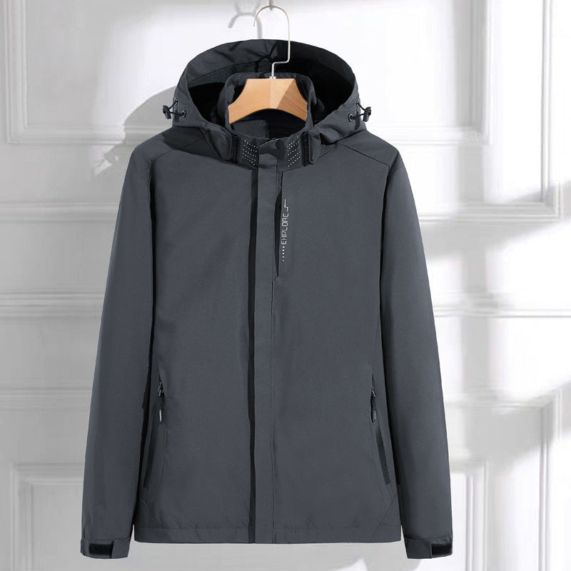 Lightweight Full-Zip Hooded Jacket