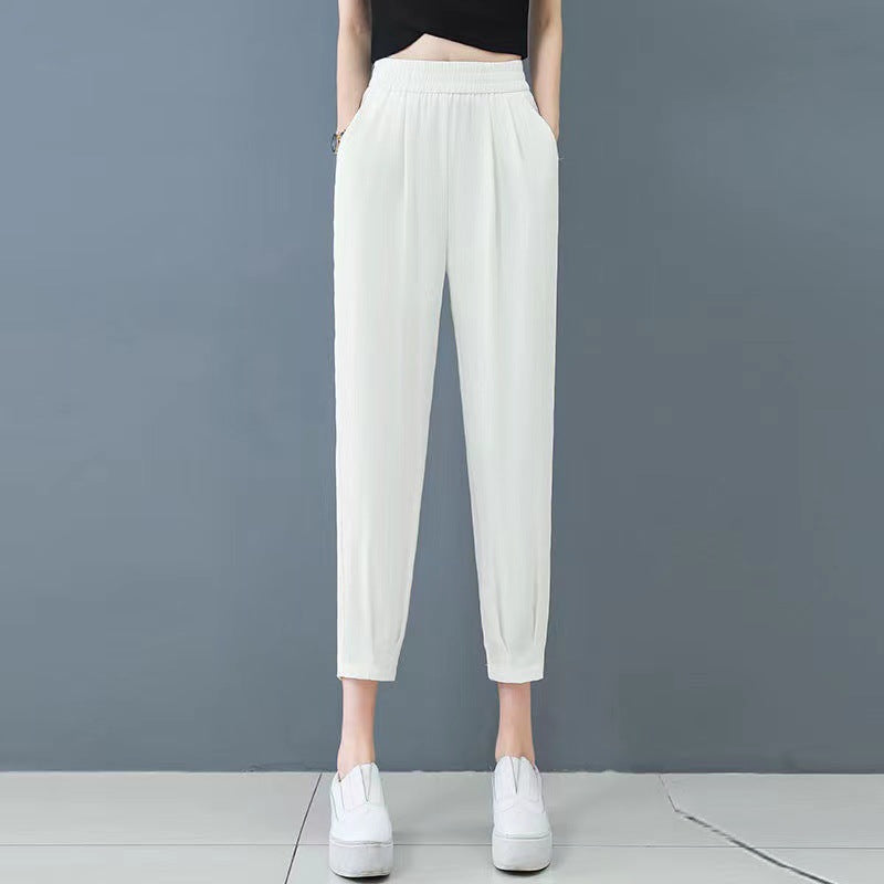 Women's Breathable Stretch Casual Straight Pants