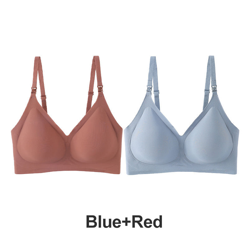 Comfy Seamless Pregnant Breastfeeding Bra