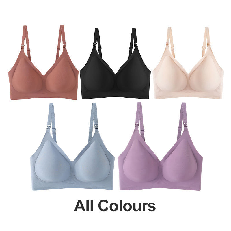 Comfy Seamless Pregnant Breastfeeding Bra