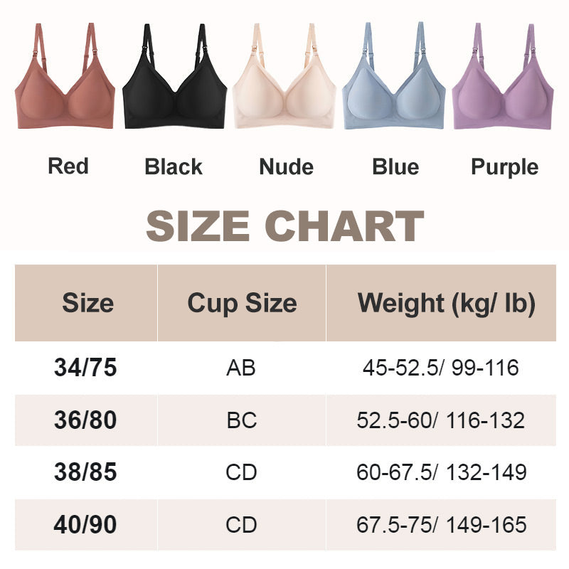 Comfy Seamless Pregnant Breastfeeding Bra