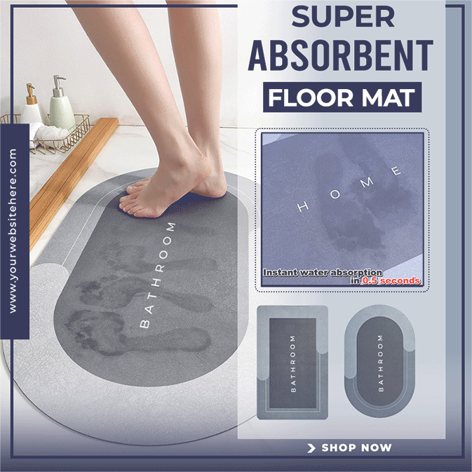 🎁Hot Sale 49% OFF⏳🥳Super Absorbent Floor Mat