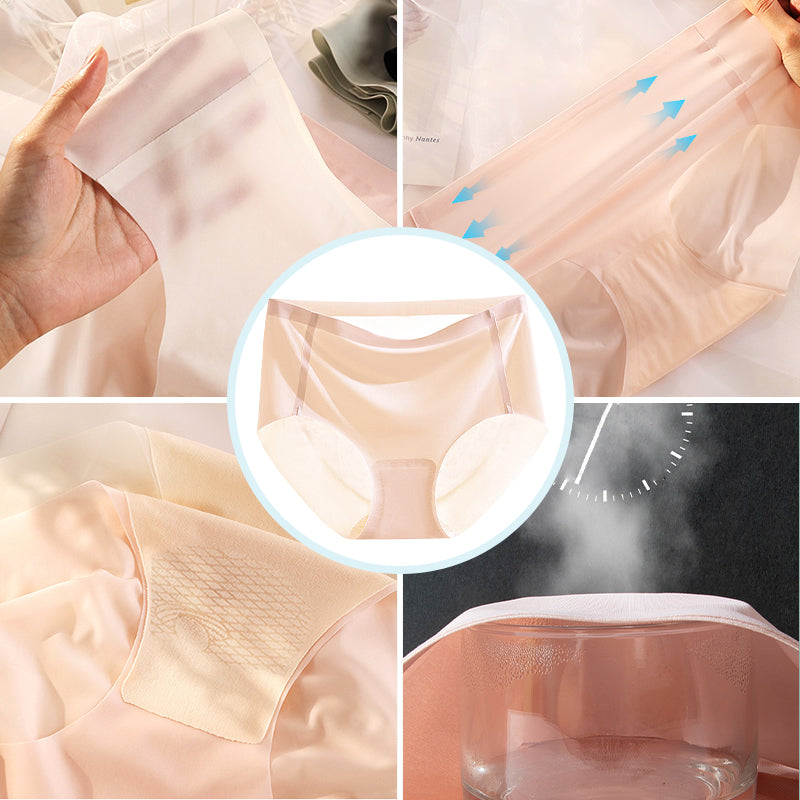 Women's Ultra-Thin Oversized Ice Silk Antibacterial Underwear