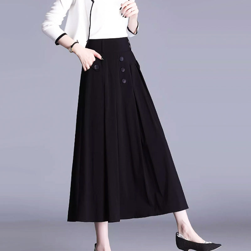 [Gift for Women] Fall High-waist Draping Casual Pleated Skirt