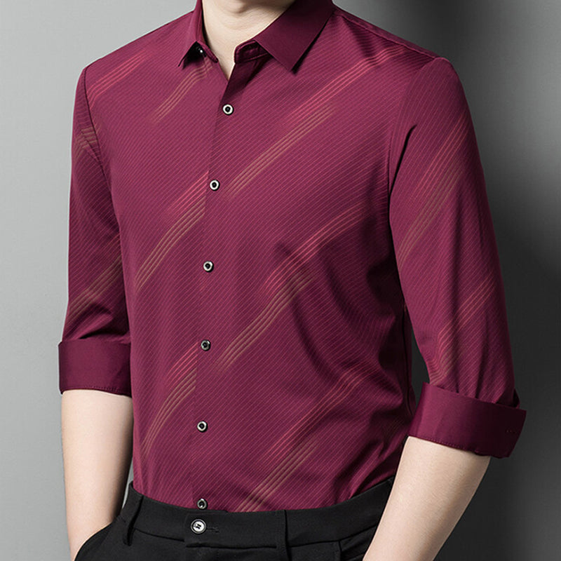 🔥2024 New Year's Hot Sale🔥-Men's Warm Business Casual Shirt