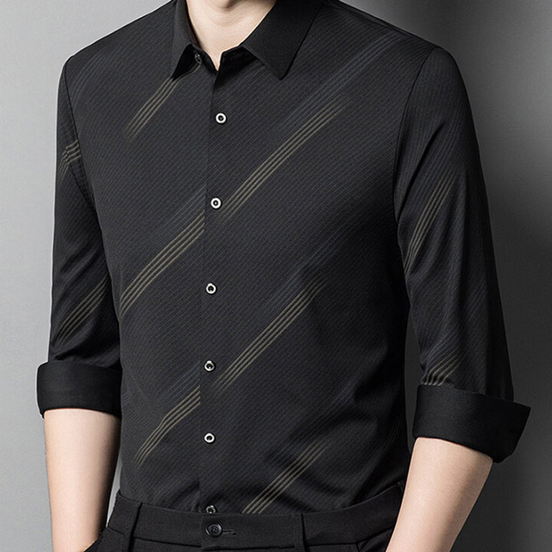 🔥2024 New Year's Hot Sale🔥-Men's Warm Business Casual Shirt