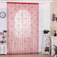 Velcro Rose Thread Tassel Door Curtain