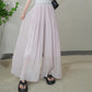 🔥Hot Sale 50% Off🔥Glazed Ice Silk Floor-Length Wide-Leg Culottes