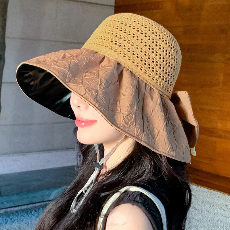 Outdoor necessities — Can Store  Bow Shaped Sunshade Hat