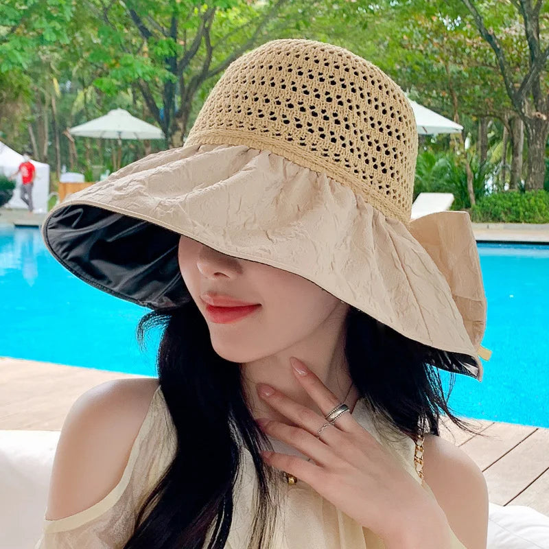 Outdoor necessities — Can Store  Bow Shaped Sunshade Hat