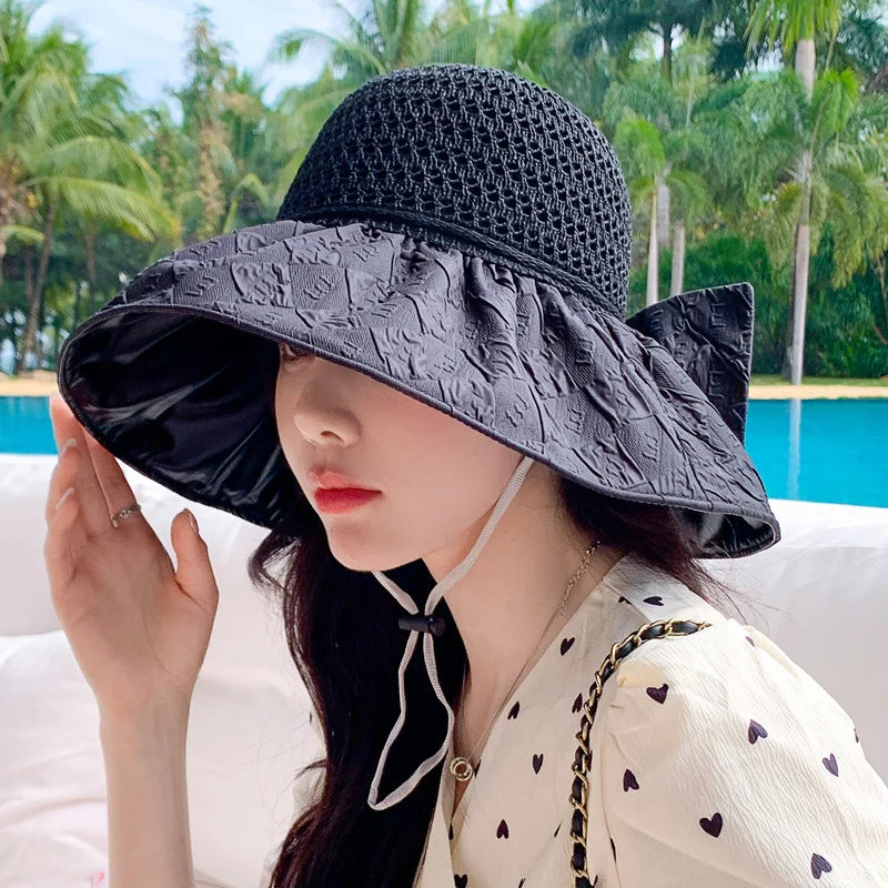 Outdoor necessities — Can Store  Bow Shaped Sunshade Hat