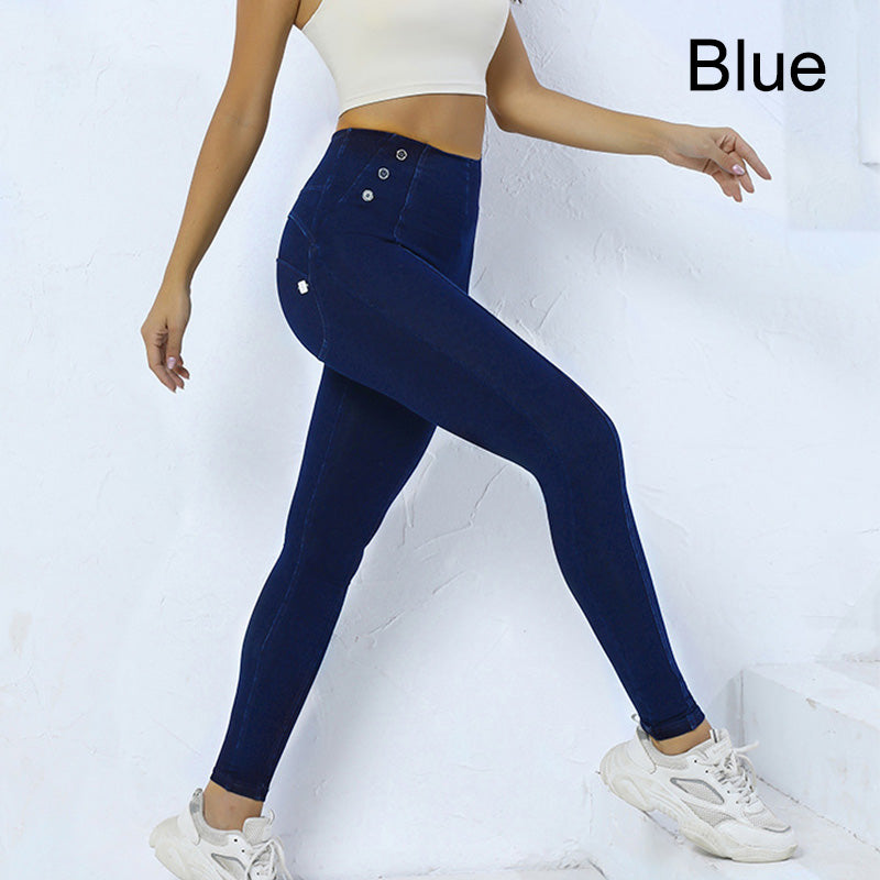 👖🔥Skinny high waist yoga pants for buttock lifting🎁