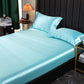 Synthetic Satin Silky Cool Bed Fitted Sheet