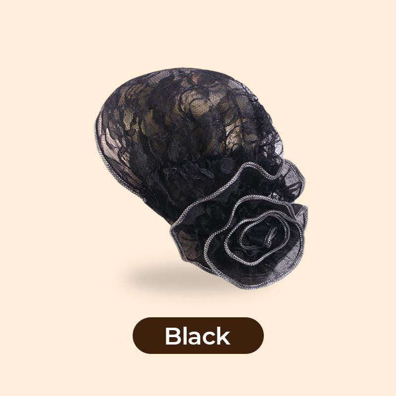 Unique Floral Breathable Lace Headscarf