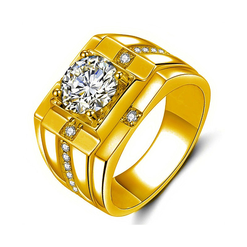 Men's Gorgeous Zirconia Ring