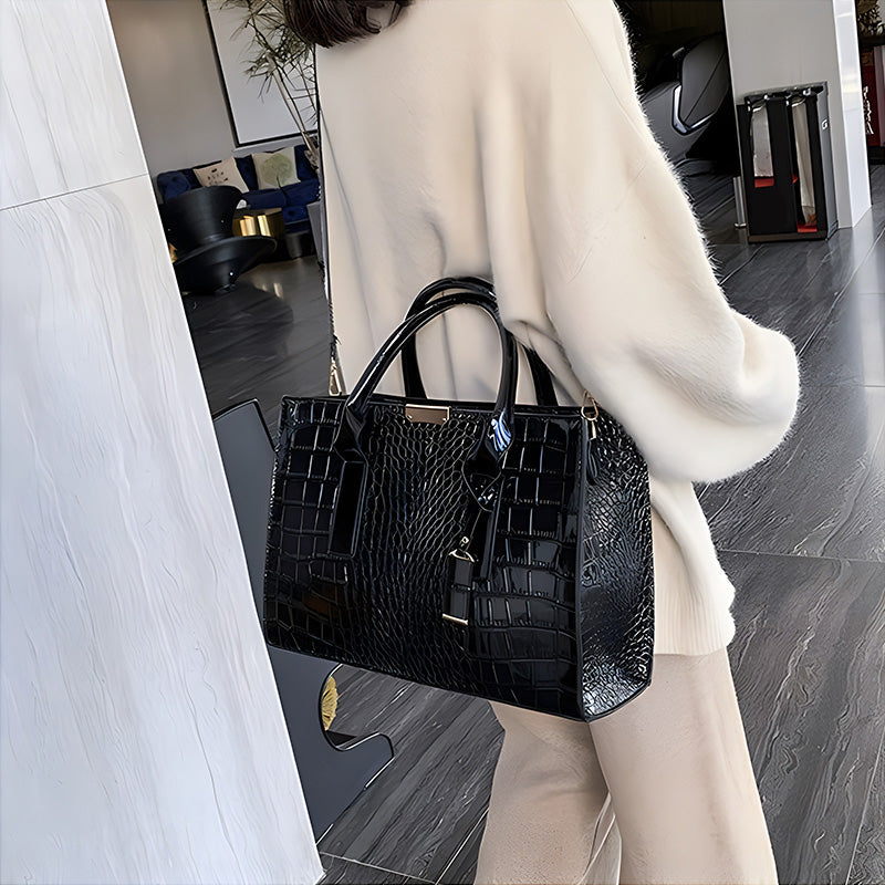 👜[Women's gift] Crocodile print handbag