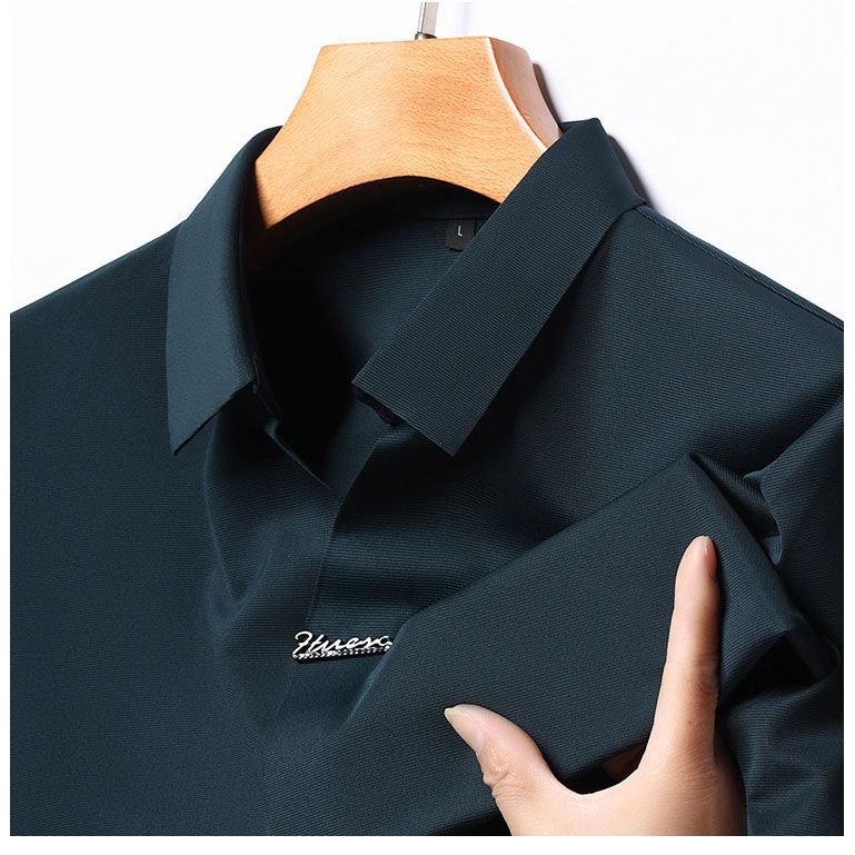 🎁Hot Sale 49% OFF⏳Men’s Casual Lapel Breathable Wrinkle-free T-shirt