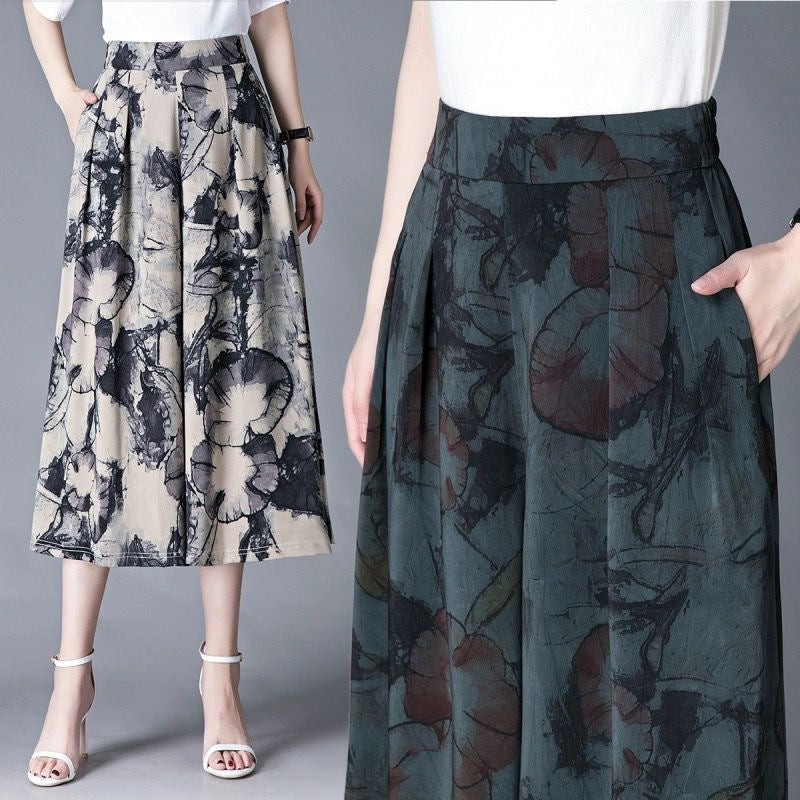 🔥Hot Sale 50% off for a limited time🔥Women’s  Elegant Chiffon Wide Leg Culottes