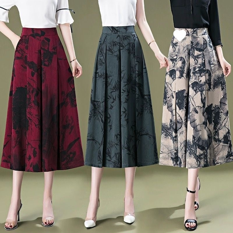 🔥Hot Sale 50% off for a limited time🔥Women’s  Elegant Chiffon Wide Leg Culottes