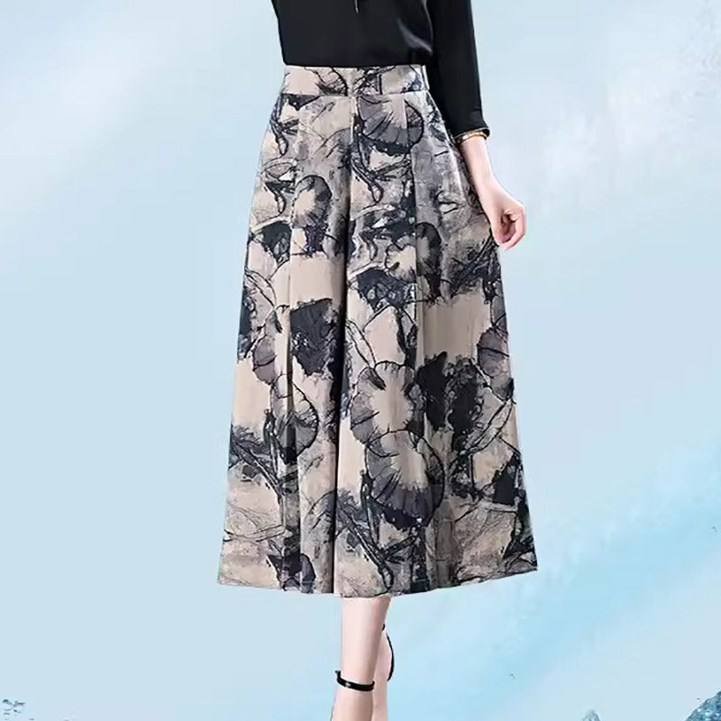 🔥Hot Sale 50% off for a limited time🔥Women’s  Elegant Chiffon Wide Leg Culottes