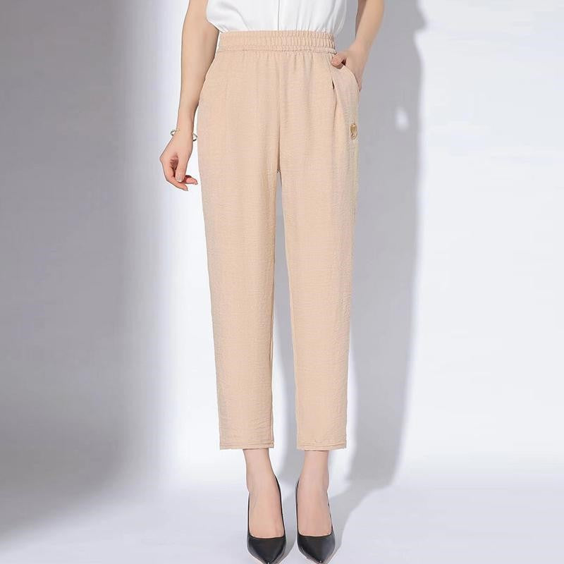 💝Women's Solid Color Casual Pants with Pockets