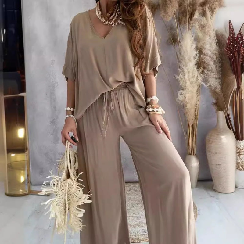 Women’s Casual Loose Solid Color Suit