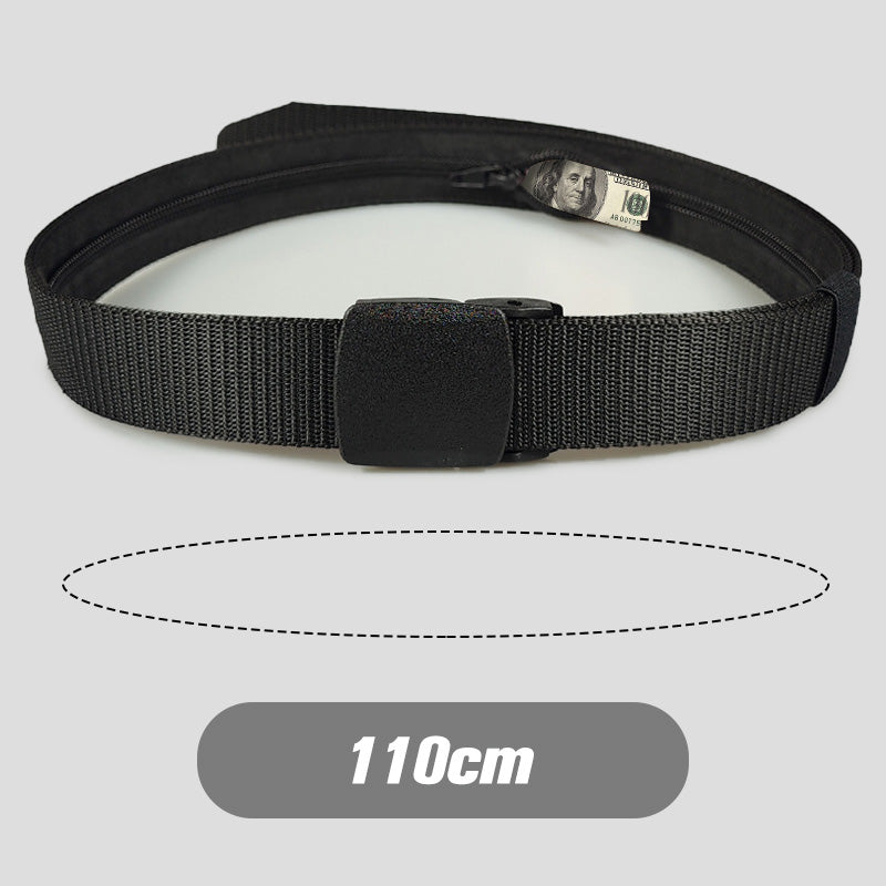 Security Nylon Money Belt with Hidden Money Pocket