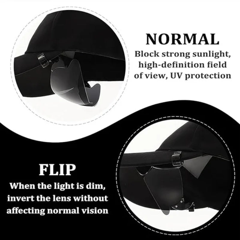 Clip Cap Sports Sunglasses