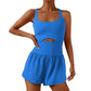 Athletic Romper One-piece Jumpsuit Shorts for Women