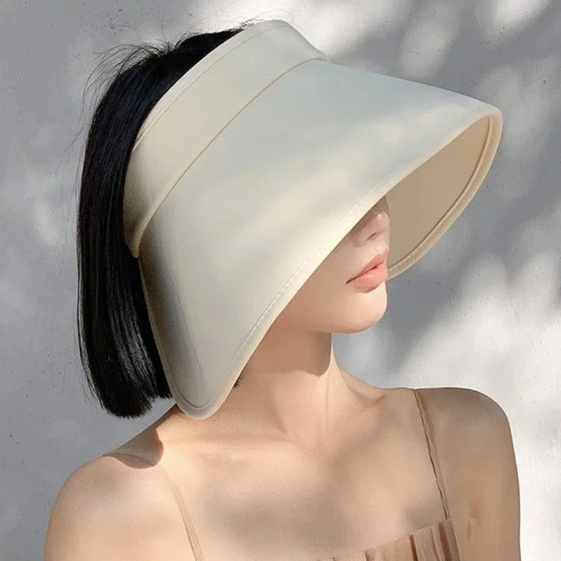 Women's Summer Cool Wrap-around Large Brim Foldable Sunscreen Hat