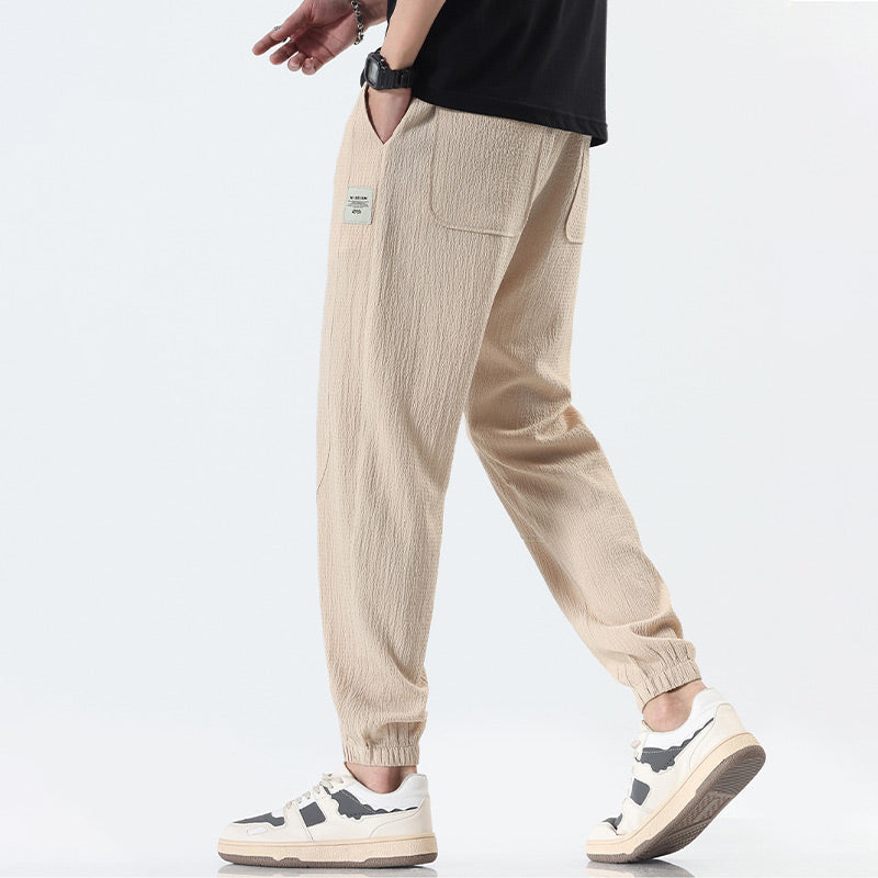 Men's Summer Breathable Cooling Drawstring Casual Pants