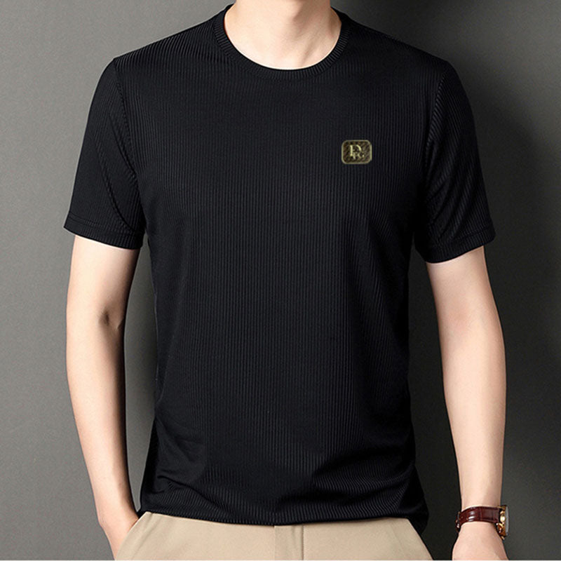 Casual High Stretch T-Shirt for Plus Size Men（49% OFF）