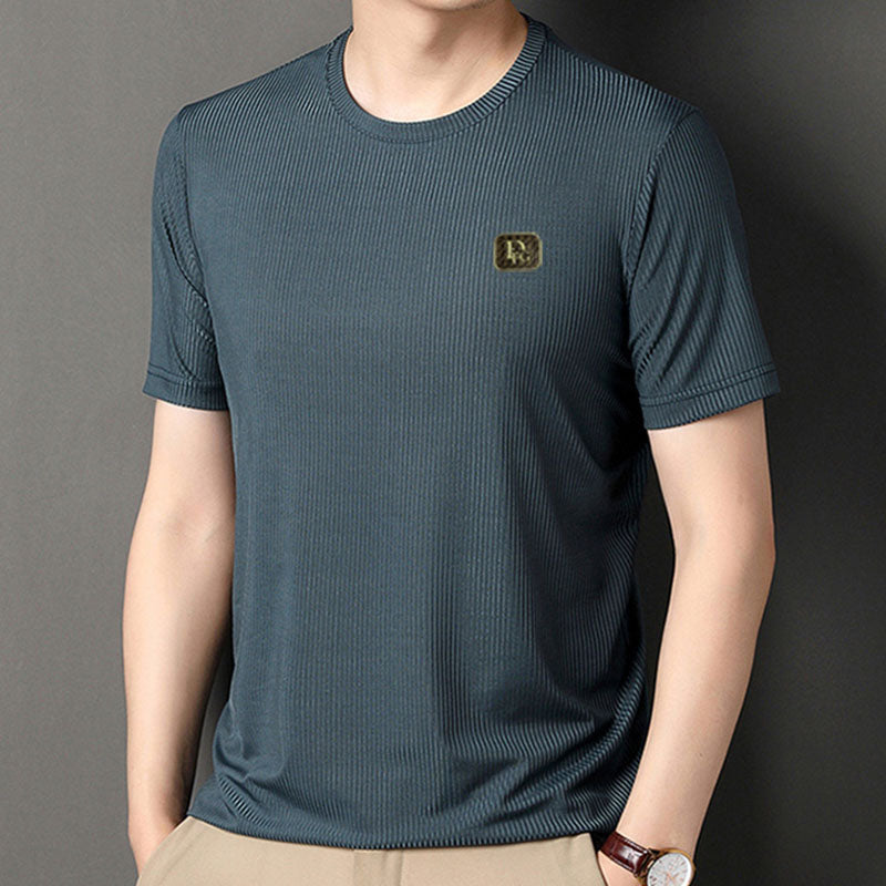 Casual High Stretch T-Shirt for Plus Size Men（49% OFF）