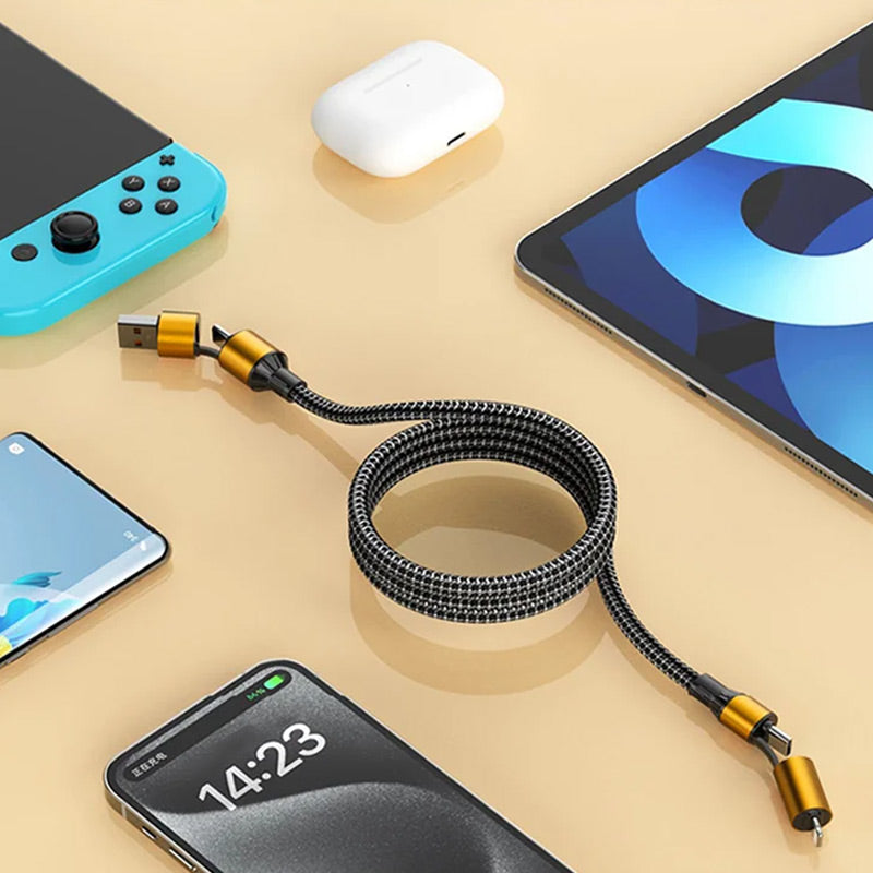 100W Fast Charging 4-in -1 Cable Type-C to Lightning