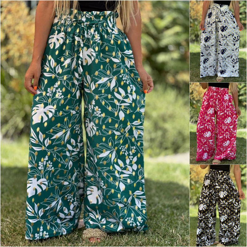 🌷HOT SALE 40% OFF🌷Women's Printed Wide Leg Pants