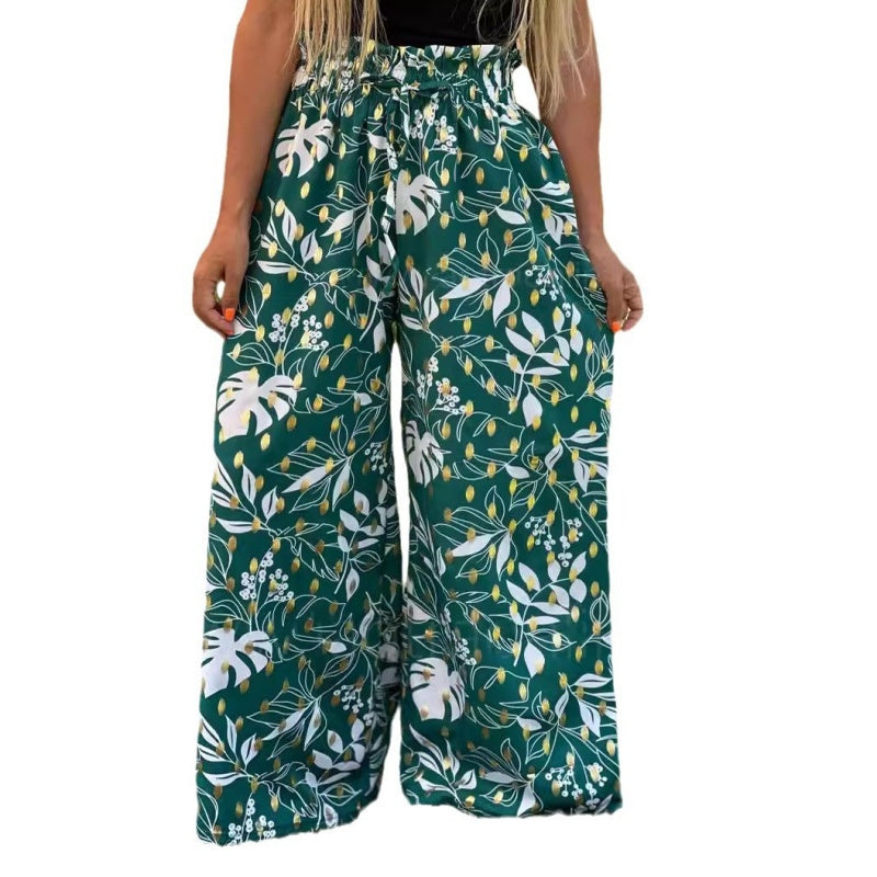 🌷HOT SALE 40% OFF🌷Women's Printed Wide Leg Pants