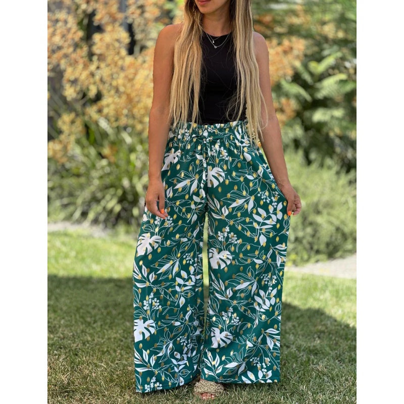 🌷HOT SALE 40% OFF🌷Women's Printed Wide Leg Pants