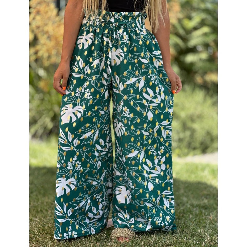 🌷HOT SALE 40% OFF🌷Women's Printed Wide Leg Pants