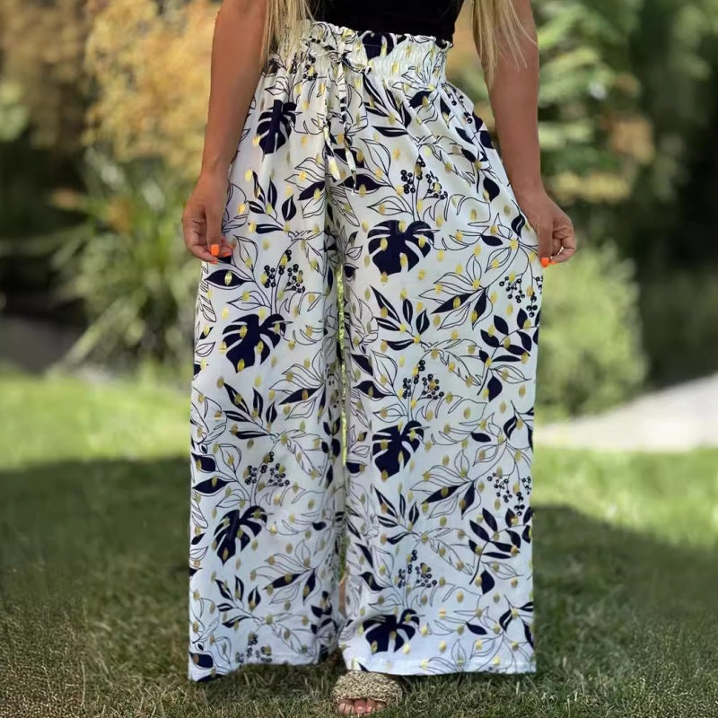 🌷HOT SALE 40% OFF🌷Women's Printed Wide Leg Pants