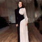 Colorblocking Long Sleeve Slim Fit Dress（Free Shipping）
