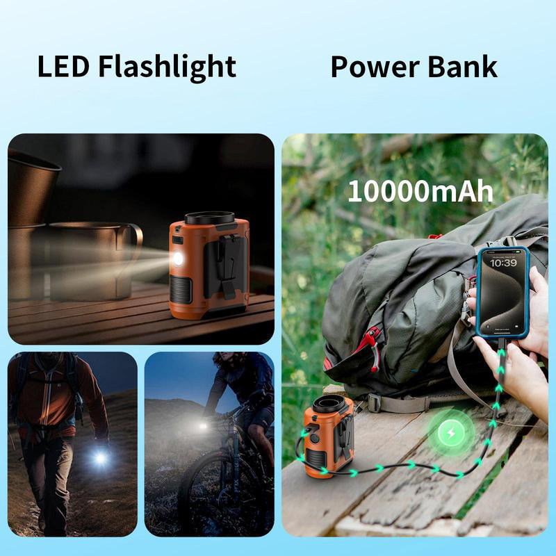 💥2024 New arrivals-10000mAh Power Camping Fan for Outdoor