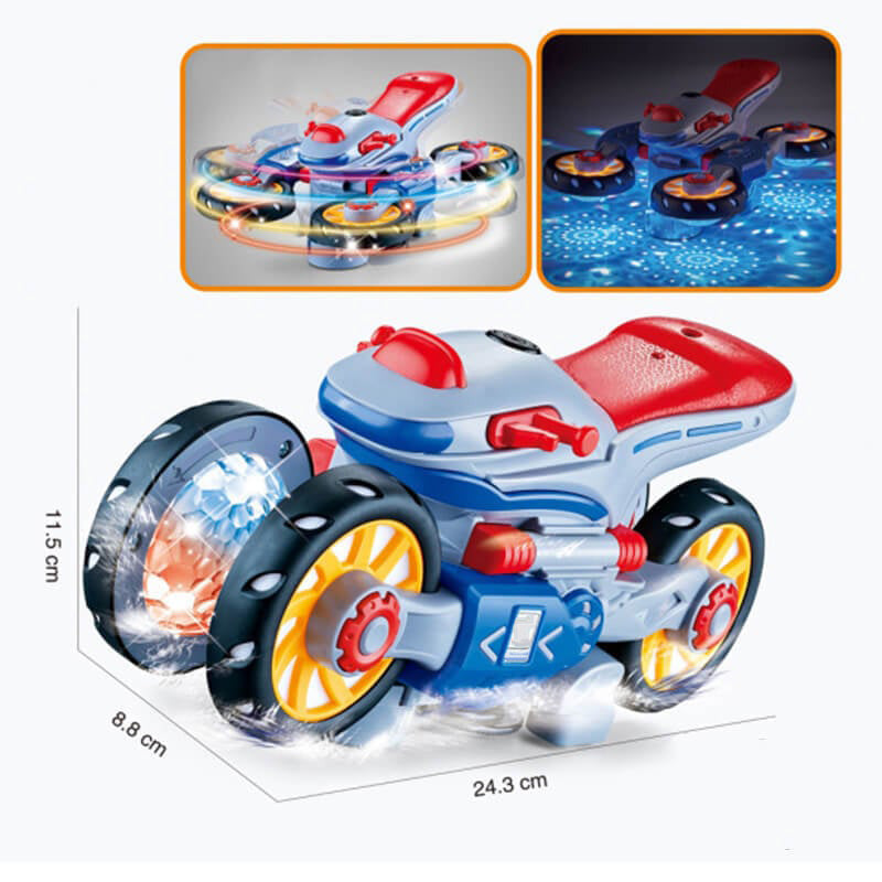 [Best Gift For Kid] Electric Universal Deformation Police Toy Car