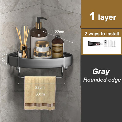 Drill-free Bathroom Storage Rack