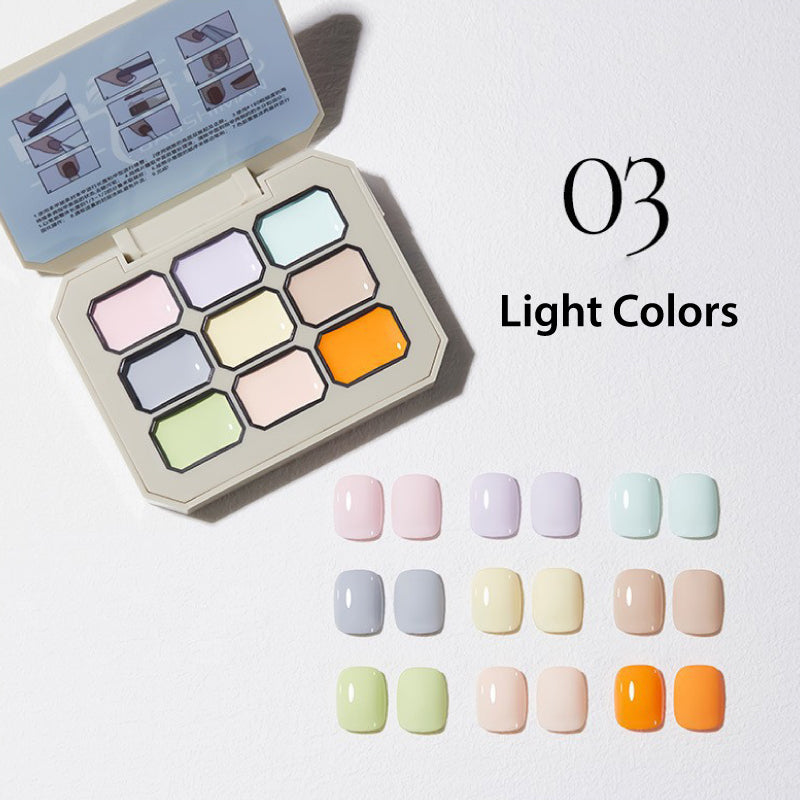 Creamy Colorful Nail Polish Set